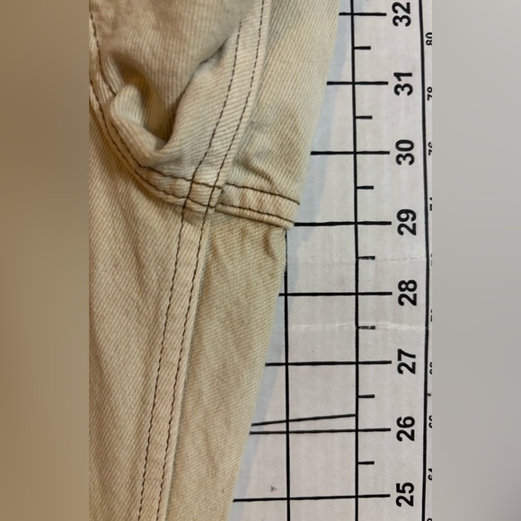 NWOT Everlane Women’s Size 28 Regular Pure Clay Ecru High Rise Jeans - Picture 11 of 12